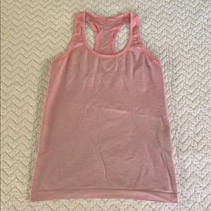 Women Lululemon pink tank top size 6